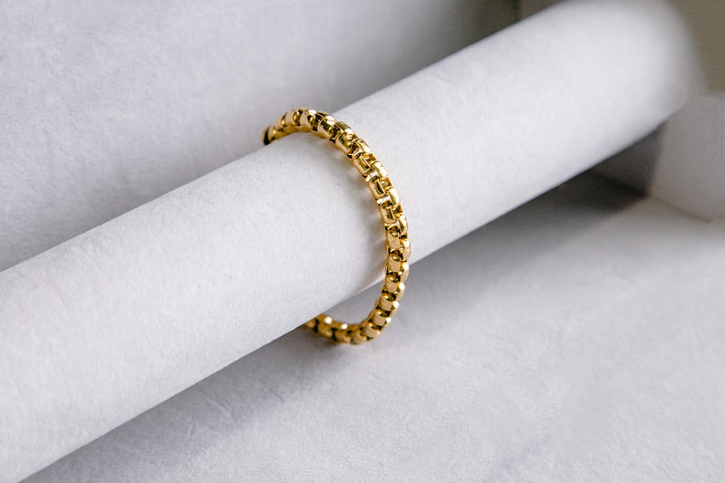 Box Bracelet - Gold