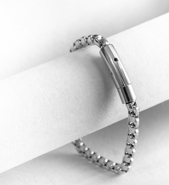 Box Bracelet - Silver