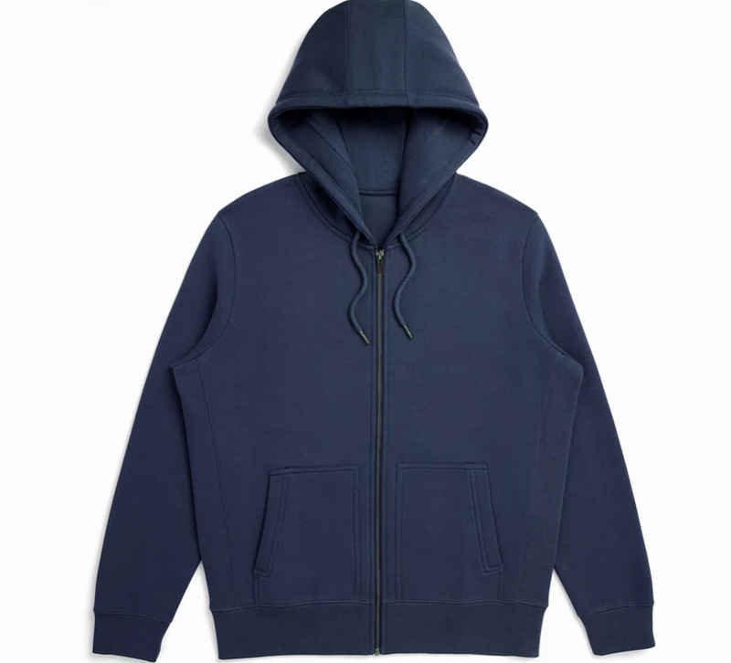 Royalgami Ocean Navy Classic Zip-Up Hoodie