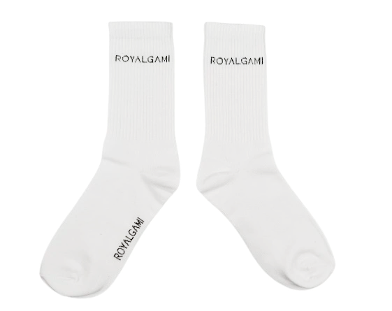 White Royalgami Socks