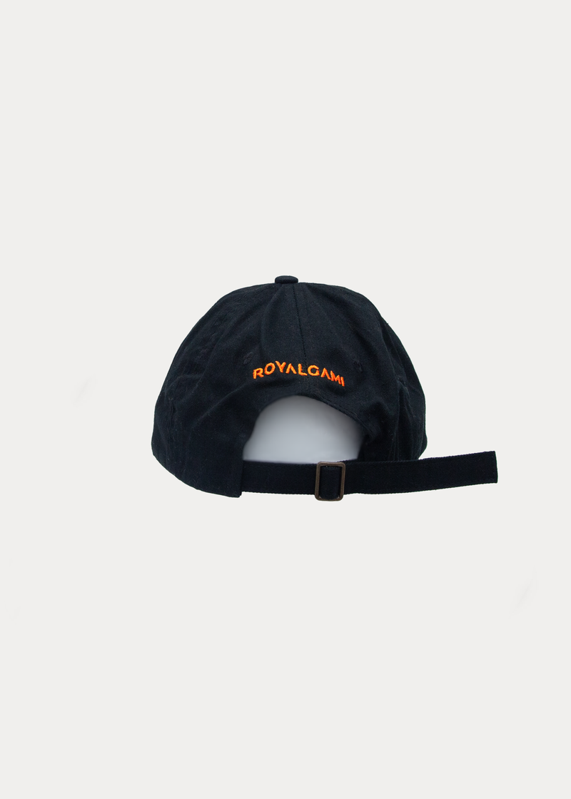 Royalgami Black & Orange Cap